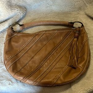 Tan Fossil purse